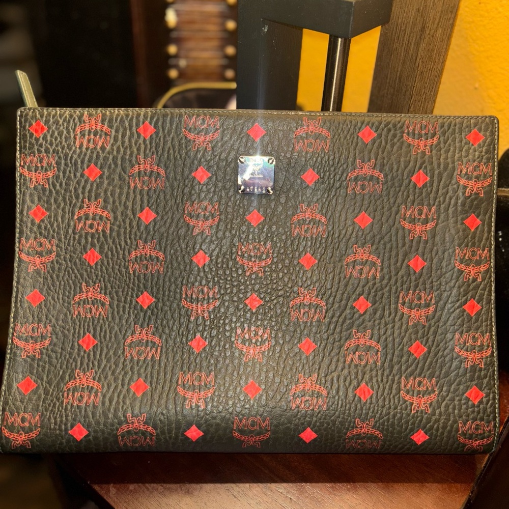 MCM Monogram Pouch